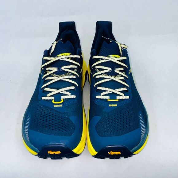 MEN\'S ALTRA OLYMPUS 5 NAVY/YELLOW COMFORTABLE ROBUST TRAINING SNEAKERS SIZE 9D main image 4
